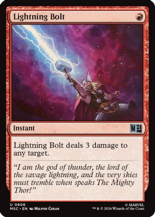 Lightning Bolt [MSC 806]  Foil