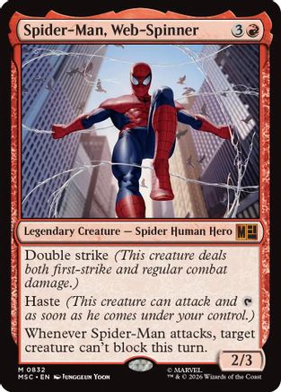 Spider-Man, Web-Spinner [MSC 832]  Foil