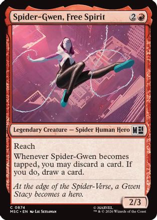 Spider-Gwen, Free Spirit [MSC 874]  Foil