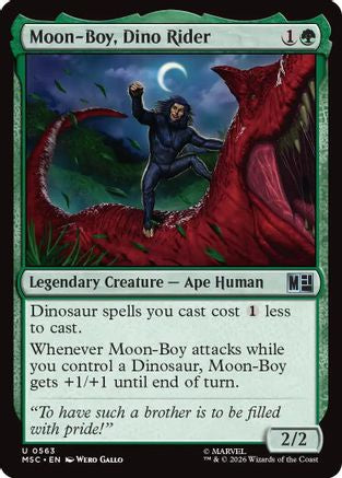 Moon-Boy, Dino Rider [MSC 563]  Foil