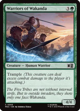 Warriors of Wakanda [MSC 565]  Foil