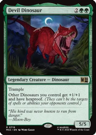 Devil Dinosaur [MSC 719]  Foil