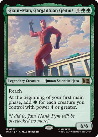 Giant-Man, Gargantuan Genius [MSC 722]  Foil