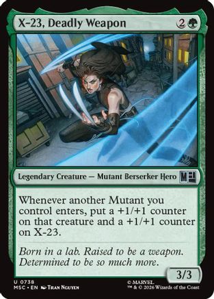 X-23, Deadly Weapon [MSC 738]
