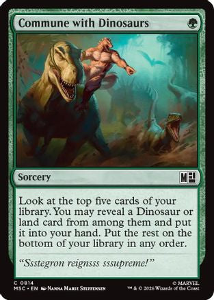 Commune with Dinosaurs [MSC 814]  Foil