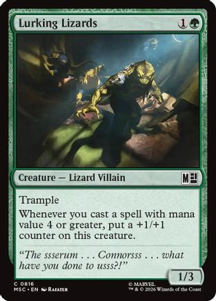 Lurking Lizards [MSC 816]