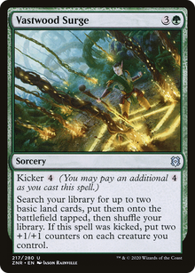 {C} Vastwood Surge [Zendikar Rising][ZNR 217]