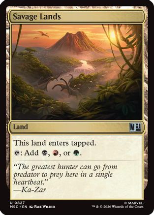 Savage Lands [MSC 827]  Foil