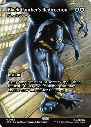 Black Panther's Redirection - Narset's Reversal (Borderless) [MAR 058]