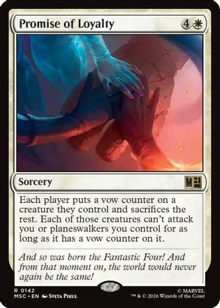 Promise of Loyalty (Surge Foil) [MSC 142]  Foil