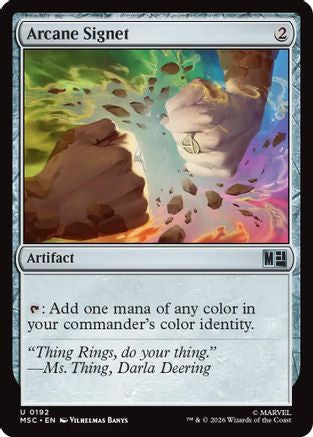 Arcane Signet (0192) (Surge Foil) [MSC 192]  Foil