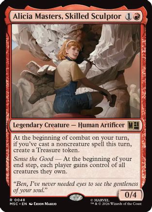 Alicia Masters, Skilled Sculptor (Surge Foil) [MSC 048]  Foil