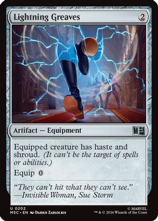 Lightning Greaves (Surge Foil) [MSC 202]  Foil