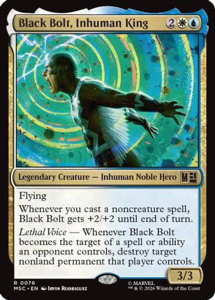 Black Bolt, Inhuman King [MSC 076]