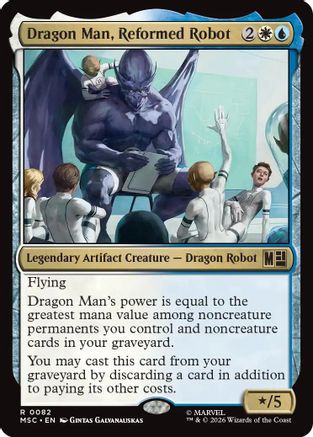 Dragon Man, Reformed Robot (Surge Foil) [MSC 082]  Foil