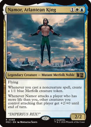 Namor, Atlantean King [MSC 088]