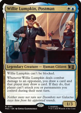 Willie Lumpkin, Postman [MSC 101]