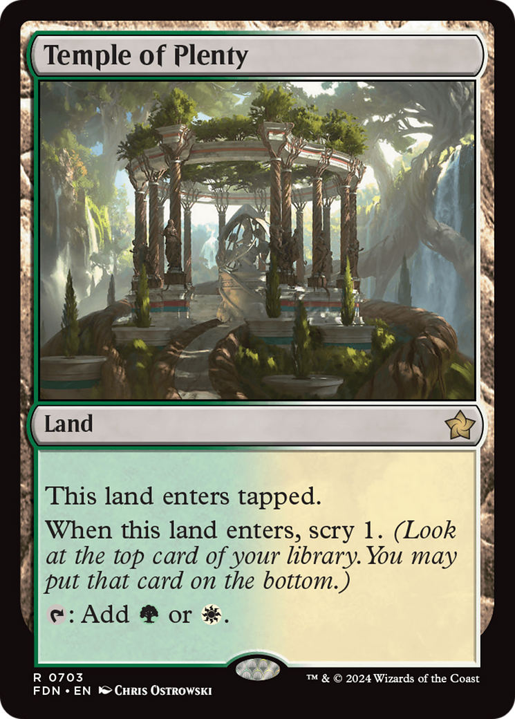{@R} Temple of Plenty [Foundations][FDN 703]