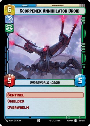 [SWU] Scorpenek Annihilator Droid (29/264) - Ashes of the Empire