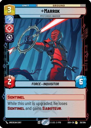 [SWU] Marrok - Mysterious Warrior (30/264) - Ashes of the Empire