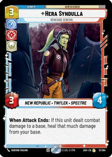 [SWU] Hera Syndulla - Renegade General (31/264) - Ashes of the Empire