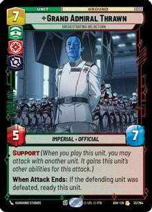 [SWU] Grand Admiral Thrawn - Orchestrating His Return (33/264) - Ashes of the Empire