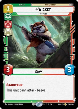 [SWU] Wicket - Yub Nub! (34/264) - Ashes of the Empire