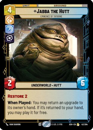 [SWU] Jabba the Hutt - Eminence of Tatooine (42/264) - Ashes of the Empire