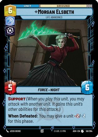 [SWU] Morgan Elsbeth - Life Abandoned (50/264) - Ashes of the Empire
