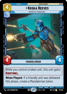[SWU] Koska Reeves - Warrior of Mandalore (79/264) - Ashes of the Empire