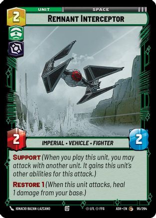 [SWU] Remnant Interceptor (95/264) - Ashes of the Empire