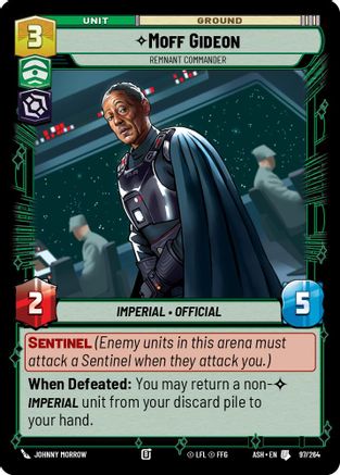 [SWU] Moff Gideon - Remnant Commander (97/264) - Ashes of the Empire