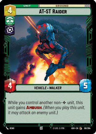 [SWU] AT-ST Raider (98/264) - Ashes of the Empire