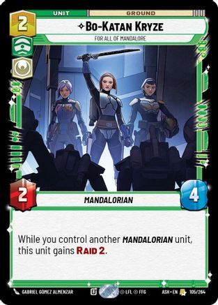 [SWU] Bo-Katan Kryze - For All of Mandalore (105/264) - Ashes of the Empire