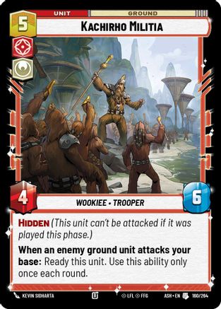 [SWU] Kachirho Militia (160/264) - Ashes of the Empire