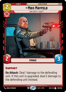 [SWU] Migs Mayfeld - How About a Toast? (168/264) - Ashes of the Empire