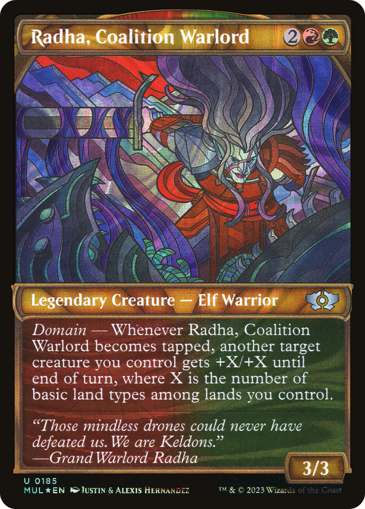 {C} Radha, Coalition Warlord (Halo Foil) [Multiverse Legends][MUL 185]