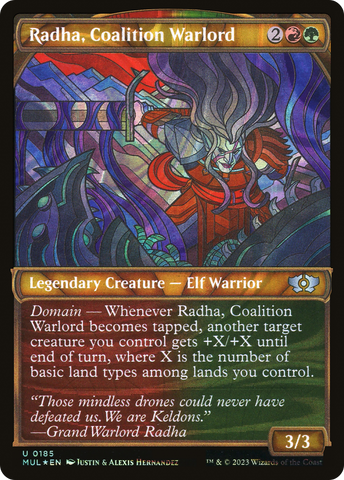 {C} Radha, Coalition Warlord (Halo Foil) [Multiverse Legends][MUL 185]