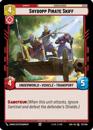 [SWU] Shydopp Pirate Skiff (173/264) - Ashes of the Empire
