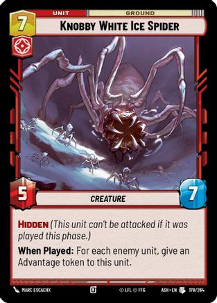 [SWU] Knobby White Ice Spider (178/264) - Ashes of the Empire