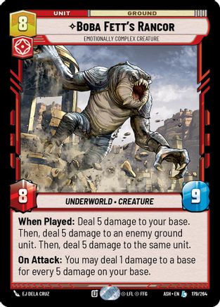 [SWU] Boba Fett's Rancor - Emotionally Complex Creature (179/264) - Ashes of the Empire