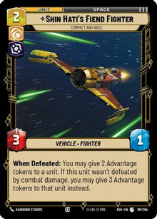 [SWU] Shin Hati's Fiend Fighter - Compact and Agile (191/264) - Ashes of the Empire