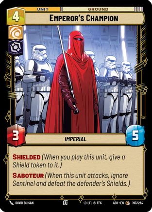 [SWU] Emperor's Champion (193/264) - Ashes of the Empire