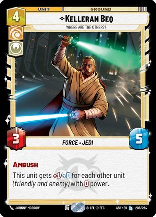 [SWU] Kelleran Beq - Where are the Others? (206/264) - Ashes of the Empire
