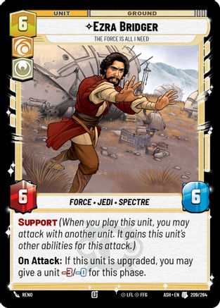 [SWU] Ezra Bridger - The Force is All I Need (209/264) - Ashes of the Empire