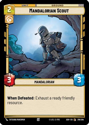 [SWU] Mandalorian Scout (216/264) - Ashes of the Empire