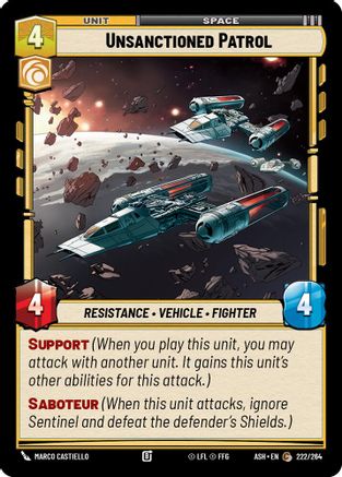 [SWU] Unsanctioned Patrol (222/264) - Ashes of the Empire