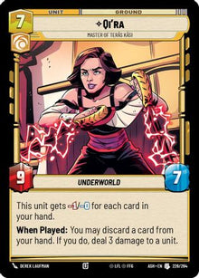 [SWU] Qi'ra - Master of Teras Kasi (226/264) - Ashes of the Empire