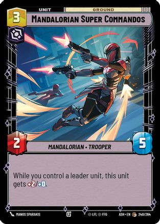 [SWU] Mandalorian Super Commandos (240/264) - Ashes of the Empire
