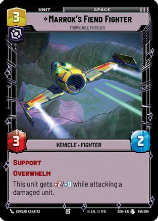 [SWU] Marrok's Fiend Fighter - Formidable Pursuer (241/264) - Ashes of the Empire